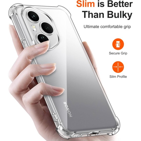 Husa Anti soc, transparenta compatibila cu Honor 400 Pro Husa Anti soc, transparenta compatibila cu Honor 400 Pro