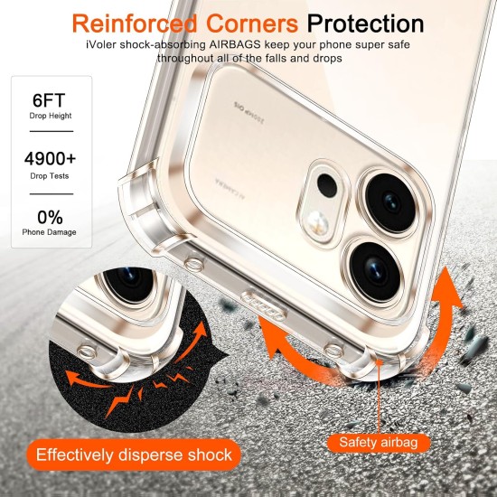 Husa Anti soc, transparenta compatibila cu Honor 600