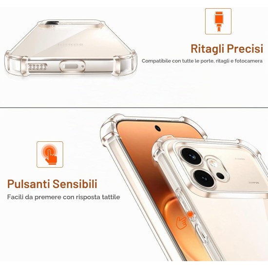 Husa Anti soc, transparenta compatibila cu Honor 600