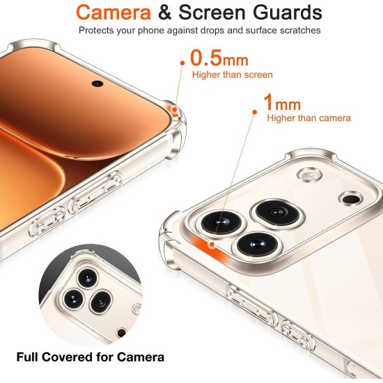 Husa Anti soc, transparenta compatibila cu Honor 600 Pro