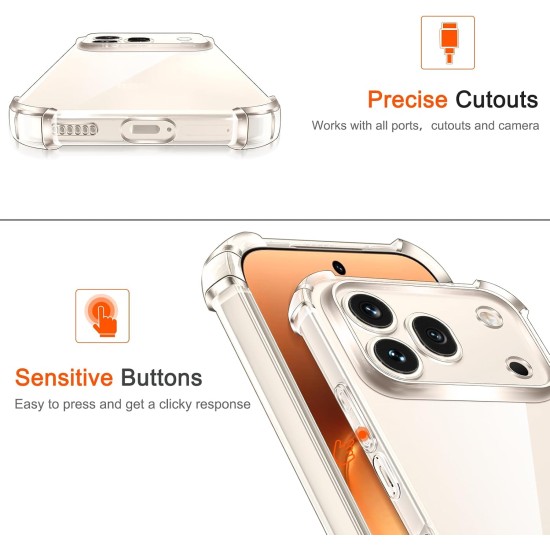 Husa Anti soc, transparenta compatibila cu Honor 600 Pro