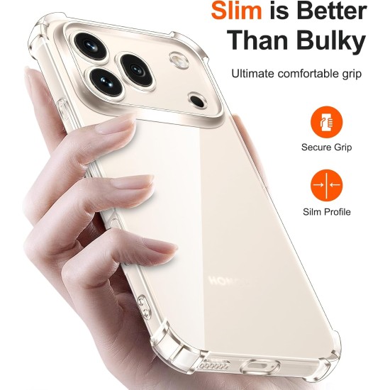 Husa Anti soc, transparenta compatibila cu Honor 600 Pro