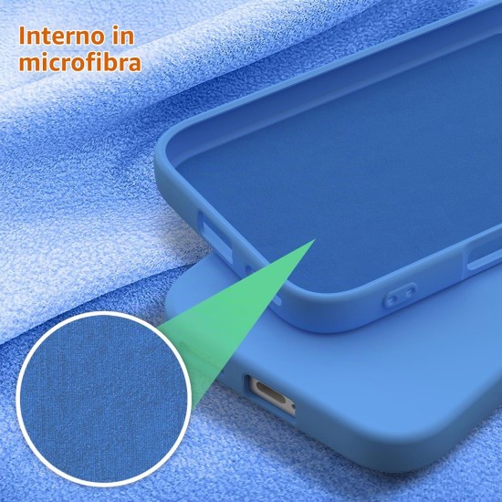 Husa Compatibila cu Honor 600, TPU Albastru, Slim Soft Touch, Anti-Soc, ALC Mobile
