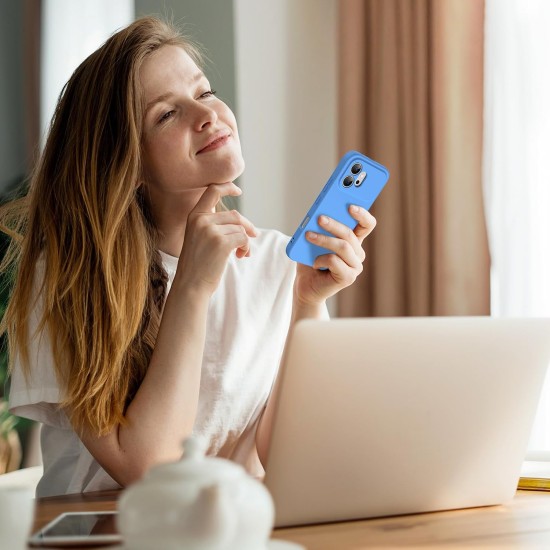Husa Compatibila cu Honor 600, TPU Albastru, Slim Soft Touch, Anti-Soc, ALC Mobile