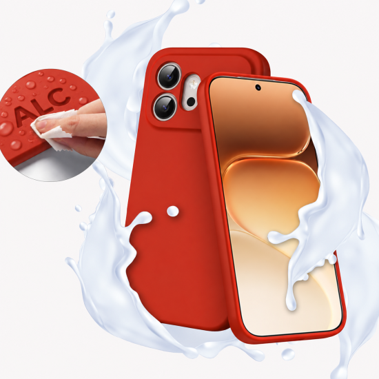 Husa Compatibila cu Honor 600, TPU Rosu, Slim Soft Touch, Anti-Soc, ALC Mobile