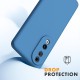 Husa Soft Touch, slim, ALC Mobile, anti soc, compatibila cu Honor 90, Albastru Tpu