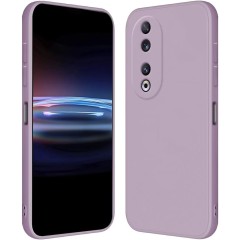 Husa Soft Touch, compatibila cu Honor 90, Mov Lila Tpu