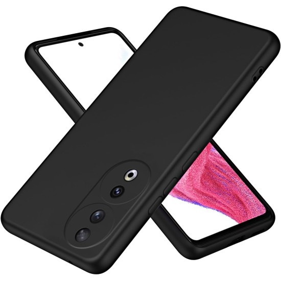 Husa Soft Touch, slim, ALC Mobile, anti soc, compatibila cu Honor 90, Negru Tpu