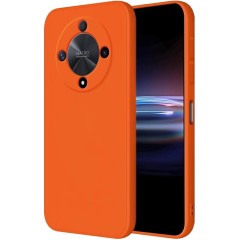 Husa Soft Touch, compatibila cu Honor Magic 6 Lite, Portocaliu Tpu