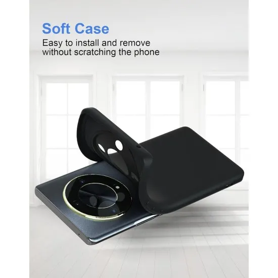Husa Soft Touch, slim, ALC Mobile, anti soc, compatibila cu Honor Magic 5 Lite, Negru Tpu Husa Soft Touch, slim, ALC Mobile, anti soc, compatibila cu Honor Magic 5 Lite, Negru Tpu