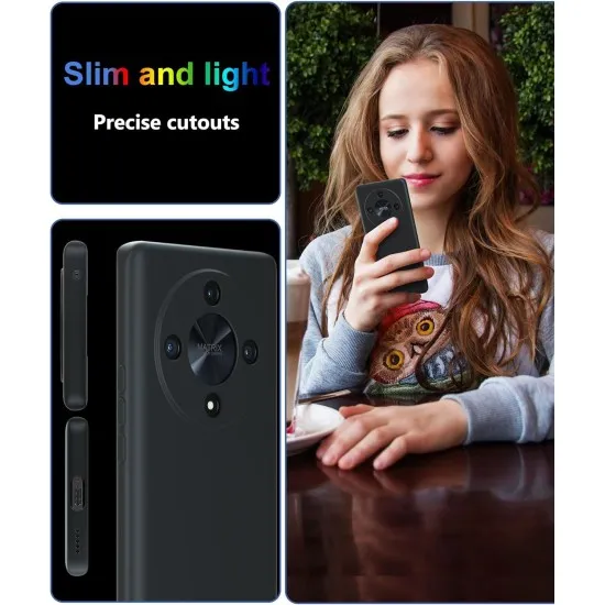 Husa Soft Touch, slim, ALC Mobile, anti soc, compatibila cu Honor Magic 5 Lite, Negru Tpu Husa Soft Touch, slim, ALC Mobile, anti soc, compatibila cu Honor Magic 5 Lite, Negru Tpu