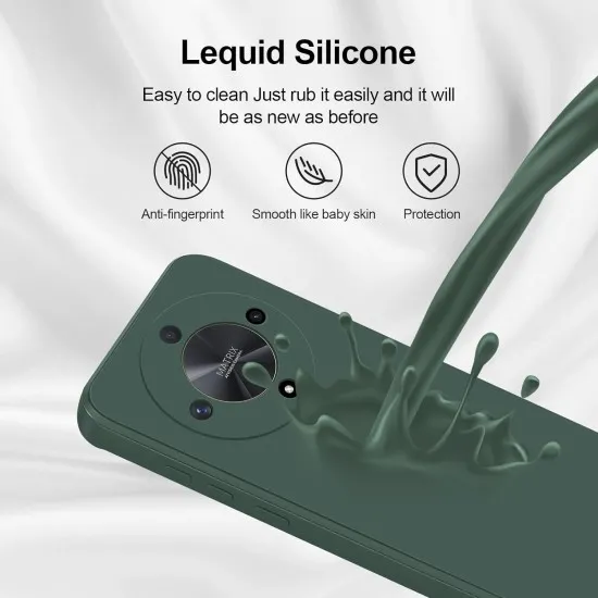 Husa Soft Touch, slim, ALC Mobile, anti soc, compatibila cu Honor Magic 6 Lite, Verde Inchis Tpu Husa Soft Touch, slim, ALC Mobile, anti soc, compatibila cu Honor Magic 6 Lite, Verde Inchis Tpu