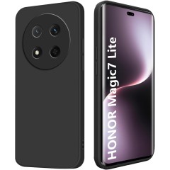 Husa Soft Touch, compatibila cu HONOR Magic7 Lite, Negru Tpu Husa Soft Touch, compatibila cu HONOR Magic7 Lite, Negru Tpu