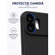 Husa Soft Touch, slim, ALC Mobile, anti soc, compatibila cu Honor 600 5G, Negru Tpu