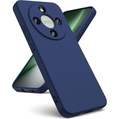 Husa Compatibila cu HONOR Magic 8 Lite, TPU Albastru Inchis, Slim Soft Touch, Anti-Soc, ALC Mobile