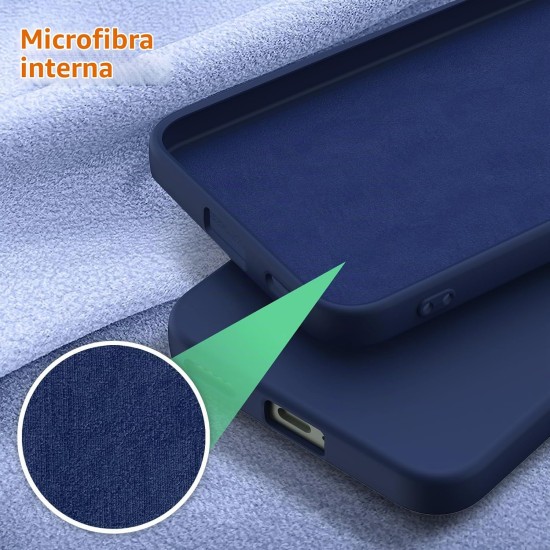 Husa Compatibila cu HONOR Magic 8 Lite, TPU Albastru Inchis, Slim Soft Touch, Anti-Soc, ALC Mobile