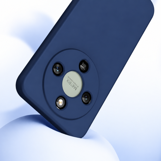 Husa Compatibila cu HONOR Magic 8 Lite, TPU Albastru Inchis, Slim Soft Touch, Anti-Soc, ALC Mobile