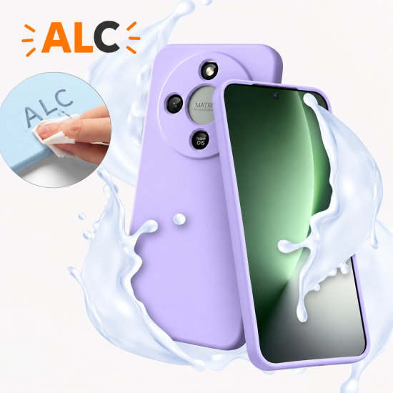 Husa Compatibila cu HONOR Magic 8 Lite, TPU Lila, Slim Soft Touch, Anti-Soc, ALC Mobile