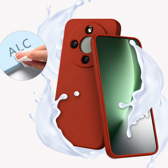 Husa Compatibila cu HONOR Magic 8 Lite, TPU Rosu, Slim Soft Touch, Anti-Soc, ALC Mobile