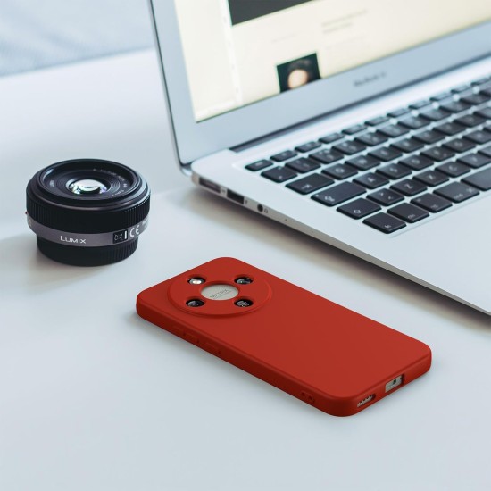 Husa Compatibila cu HONOR Magic 8 Lite, TPU Rosu, Slim Soft Touch, Anti-Soc, ALC Mobile