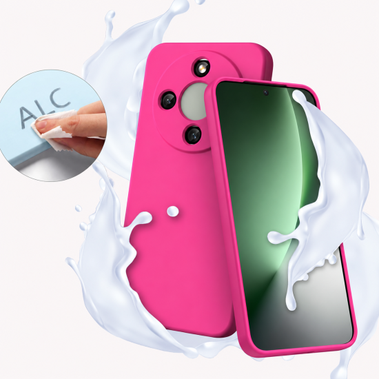 Husa Compatibila cu HONOR Magic 8 Lite, TPU Roz aprins, Slim Soft Touch, Anti-Soc, ALC Mobile