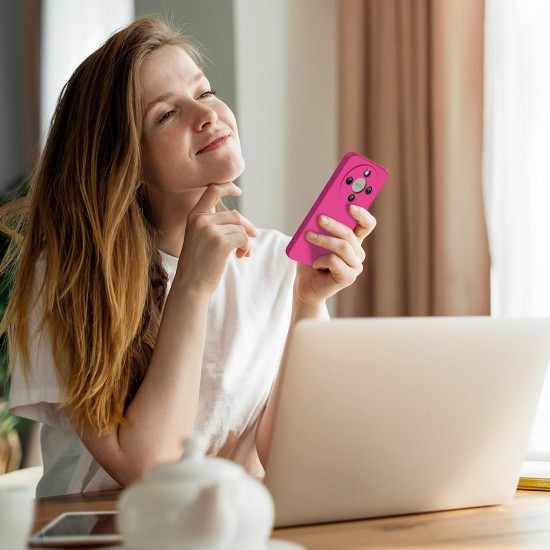 Husa Compatibila cu HONOR Magic 8 Lite, TPU Roz aprins, Slim Soft Touch, Anti-Soc, ALC Mobile