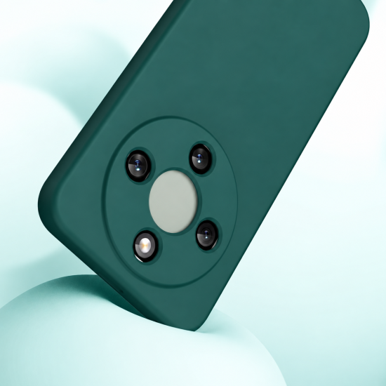 Husa Compatibila cu HONOR Magic 8 Lite, TPU Verde Inchis, Slim Soft Touch, Anti-Soc, ALC Mobile