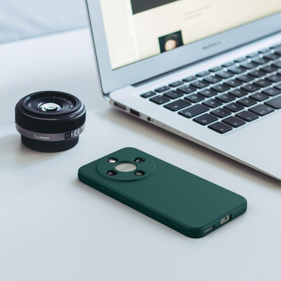 Husa Compatibila cu HONOR Magic 8 Lite, TPU Verde Inchis, Slim Soft Touch, Anti-Soc, ALC Mobile