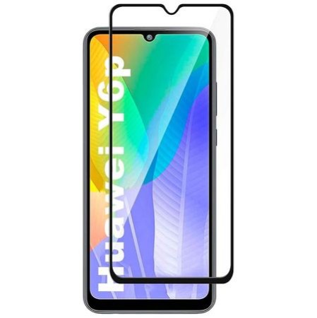 Folie sticla 6D compatibila cu Huawei Y6P - Margine Neagra