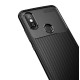 Husa Auto Focus Carbon Pentru Samsung Galaxy A20e, A202e - Negru