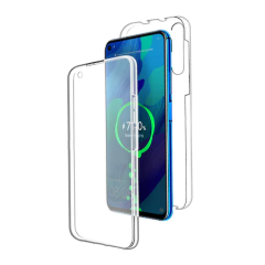 Husa 360 compatibila cu Samsung Galaxy A20s V2 Transparent fata+spate Husa 360 compatibila cu Samsung Galaxy A20s V2 Transparent fata+spate