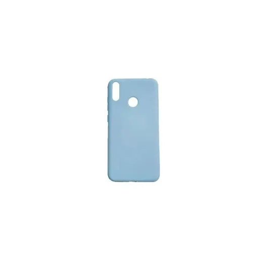 Husa silicon soft-touch compatibila cu Huawei Y7 2019 Milky Blue Husa silicon soft-touch compatibila cu Huawei Y7 2019 Milky Blue