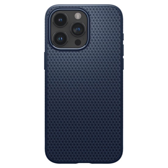 Husa pentru iPhone 15 Pro Max - Spigen Liquid Air - Navy Blue