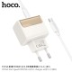 Incarcator Retea Hoco CS73A, PD30W, QC3.0, USB-C + USB, Cablu USB-C 1m, Fast Charge, Alb