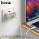 Incarcator Retea Hoco CS73A, PD30W, QC3.0, USB-C + USB, Cablu USB-C 1m, Fast Charge, Alb
