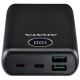 Acumulator Extern 2 x USB, Type-C, Quick Charge 3.0, PD 18W, 3A, 20000mAh, Digital Display - Adata (AP20000QCD-DGT-CBK) - Black Acumulator Extern 2 x USB, Type-C, Quick Charge 3.0, PD 18W, 3A, 20000mAh, Digital Display - Adata (AP20000QCD-DGT-CBK) - Black