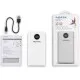 Acumulator extern 2 x USB, Type-C, Quick Charge 3.0, PD 18W, 3A, 20000mAh, Digital Display - Adata (AP20000QCD-DGT-CWH) - White Acumulator extern 2 x USB, Type-C, Quick Charge 3.0, PD 18W, 3A, 20000mAh, Digital Display - Adata (AP20000QCD-DGT-CWH) - White