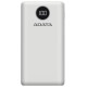 Acumulator extern 2 x USB, Type-C, Quick Charge 3.0, PD 18W, 3A, 20000mAh, Digital Display - Adata (AP20000QCD-DGT-CWH) - White Acumulator extern 2 x USB, Type-C, Quick Charge 3.0, PD 18W, 3A, 20000mAh, Digital Display - Adata (AP20000QCD-DGT-CWH) - White