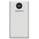 Acumulator extern 2 x USB, Type-C, Quick Charge 3.0, PD 18W, 3A, 20000mAh, Digital Display - Adata (AP20000QCD-DGT-CWH) - White Acumulator extern 2 x USB, Type-C, Quick Charge 3.0, PD 18W, 3A, 20000mAh, Digital Display - Adata (AP20000QCD-DGT-CWH) - White