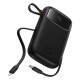 Acumulator Extern 2x Lightning, 3x Type-C, 2x USB, 22.5W, 10000mAh + Cablu Type-C, 30cm - Baseus Qpow Pro+ (P10055003113-00) - Black Acumulator Extern 2x Lightning, 3x Type-C, 2x USB, 22.5W, 10000mAh + Cablu Type-C, 30cm - Baseus Qpow Pro+ (P10055003113-00) - Black