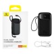 Acumulator Extern 2x Lightning, 3x Type-C, 2x USB, 22.5W, 10000mAh + Cablu Type-C, 30cm - Baseus Qpow Pro+ (P10055003113-00) - Black Acumulator Extern 2x Lightning, 3x Type-C, 2x USB, 22.5W, 10000mAh + Cablu Type-C, 30cm - Baseus Qpow Pro+ (P10055003113-00) - Black