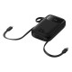 Acumulator Extern 2x Lightning, 3x Type-C, 2x USB, 22.5W, 10000mAh + Cablu Type-C, 30cm - Baseus Qpow Pro+ (P10055003113-00) - Black Acumulator Extern 2x Lightning, 3x Type-C, 2x USB, 22.5W, 10000mAh + Cablu Type-C, 30cm - Baseus Qpow Pro+ (P10055003113-00) - Black
