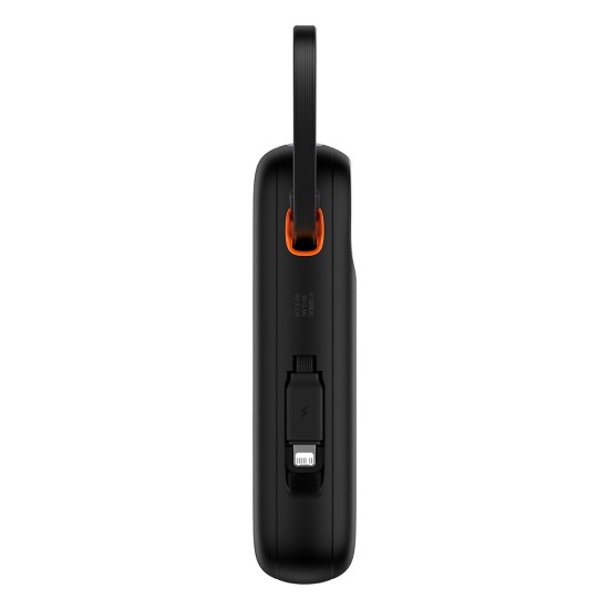Acumulator Extern 2x Lightning, 3x Type-C, 2x USB, 22.5W, 10000mAh + Cablu Type-C, 30cm - Baseus Qpow Pro+ (P10055003113-00) - Black Acumulator Extern 2x Lightning, 3x Type-C, 2x USB, 22.5W, 10000mAh + Cablu Type-C, 30cm - Baseus Qpow Pro+ (P10055003113-00) - Black