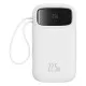 Acumulator Extern 2x Lightning, 3x Type-C, 2x USB, 22.5W, 10000mAh + Cablu Type-C, 30cm - Baseus Qpow Pro+ (P10055003223-00) - White Acumulator Extern 2x Lightning, 3x Type-C, 2x USB, 22.5W, 10000mAh + Cablu Type-C, 30cm - Baseus Qpow Pro+ (P10055003223-00) - White