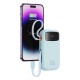 Acumulator Extern 2x Lightning, 3x Type-C, 2x USB, 22.5W, 10000mAh + Cablu Type-C, 30cm - Baseus Qpow Pro+ (P10055003313-00) - Blue Acumulator Extern 2x Lightning, 3x Type-C, 2x USB, 22.5W, 10000mAh + Cablu Type-C, 30cm - Baseus Qpow Pro+ (P10055003313-00) - Blue