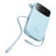 Acumulator Extern 2x Lightning, 3x Type-C, 2x USB, 22.5W, 10000mAh + Cablu Type-C, 30cm - Baseus Qpow Pro+ (P10055003313-00) - Blue Acumulator Extern 2x Lightning, 3x Type-C, 2x USB, 22.5W, 10000mAh + Cablu Type-C, 30cm - Baseus Qpow Pro+ (P10055003313-00) - Blue