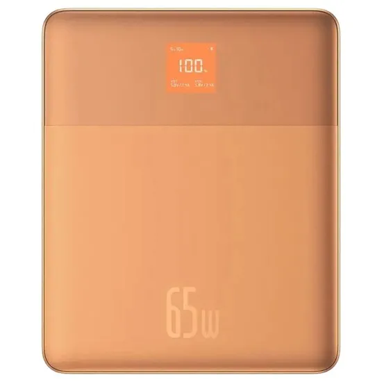 Acumulator Extern 2x Type-C, 65W, 12000mAh + Cablu USB-C - Baseus (P10063801733-00) - Orange Acumulator Extern 2x Type-C, 65W, 12000mAh + Cablu USB-C - Baseus (P10063801733-00) - Orange