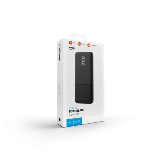 Acumulator Extern 2x USB, Type-C, 20W, 10000mAh - Fixed Zen 10 (FIXZEN-10-BK) - Black Acumulator Extern 2x USB, Type-C, 20W, 10000mAh - Fixed Zen 10 (FIXZEN-10-BK) - Black