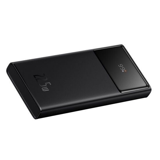 Acumulator Extern 2x USB, Type-C, Micro-USB, 22.5W, 10000mAh + Cablu Type-C, 3A, 30cm - Baseus Star-Lord (PPXJ100001) - Black Acumulator Extern 2x USB, Type-C, Micro-USB, 22.5W, 10000mAh + Cablu Type-C, 3A, 30cm - Baseus Star-Lord (PPXJ100001) - Black