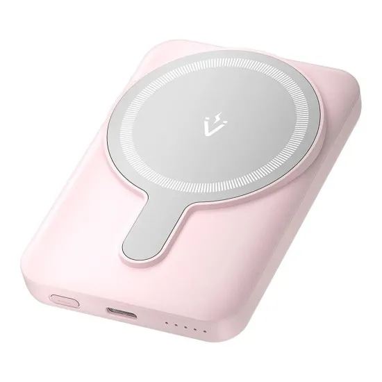 Acumulator extern Fast Charging, 2x Type-C, 20W, 5000mAh - Vention (FHSP0) - Pink Acumulator extern Fast Charging, 2x Type-C, 20W, 5000mAh - Vention (FHSP0) - Pink